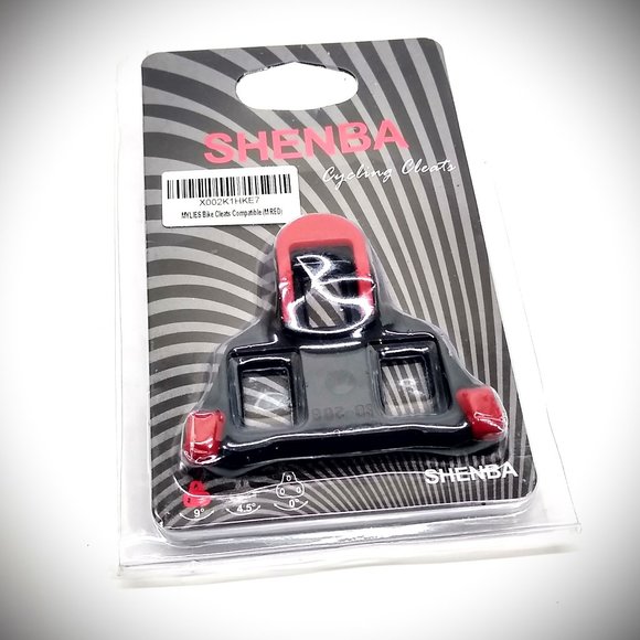 Shenba / Mylies Cycling Cleats Shimano Compatible SPD SL 6 Degree Float Cycling - Picture 1 of 4